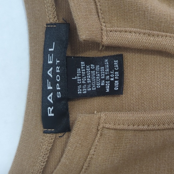 Rafael Sport Animal Print Top Shirt Women's Size Large - Picture 6 of 7